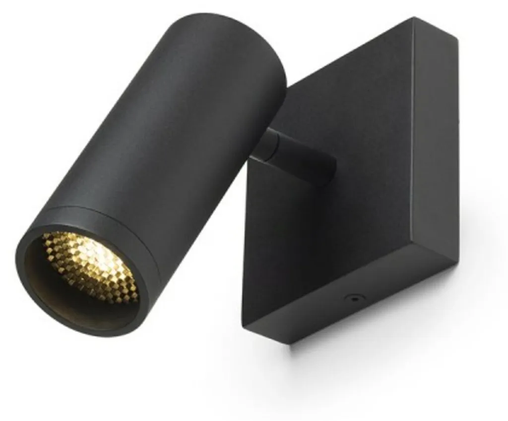 Rendl Marta Lampe Apparente Noire 230V GU10 8W R14420 Design Moderne