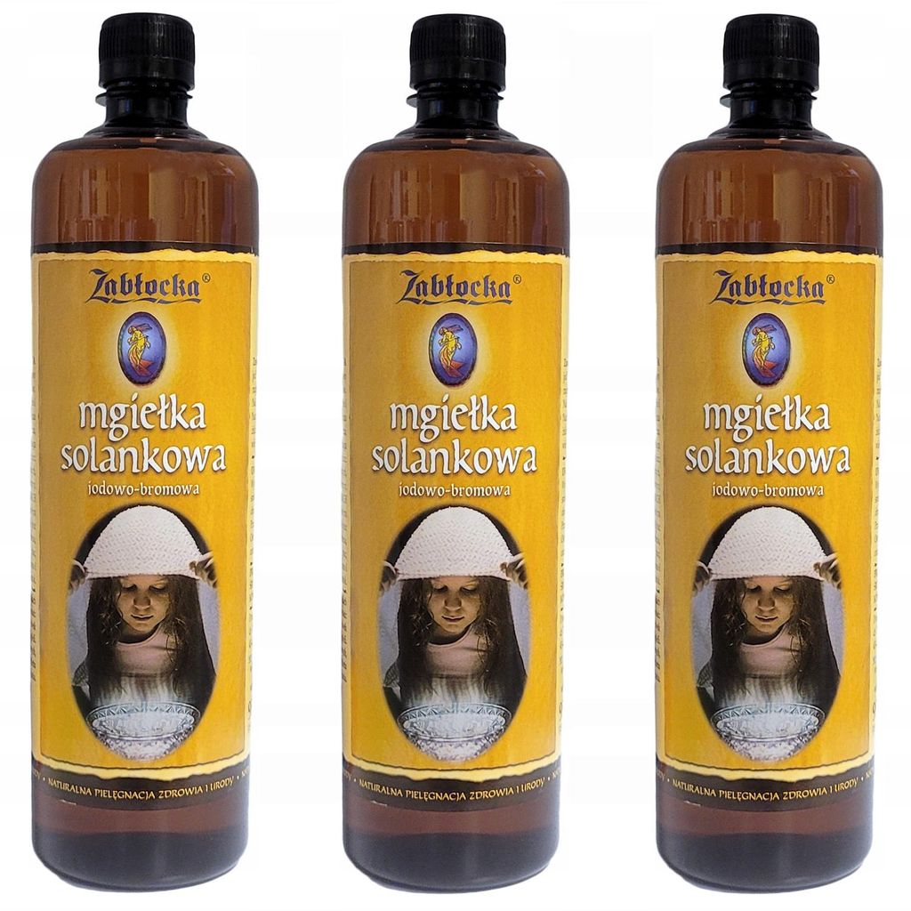 3x Zablocka soľná hmla 950ml na inhaláciu v inhalátoroch Obrázok produktu 