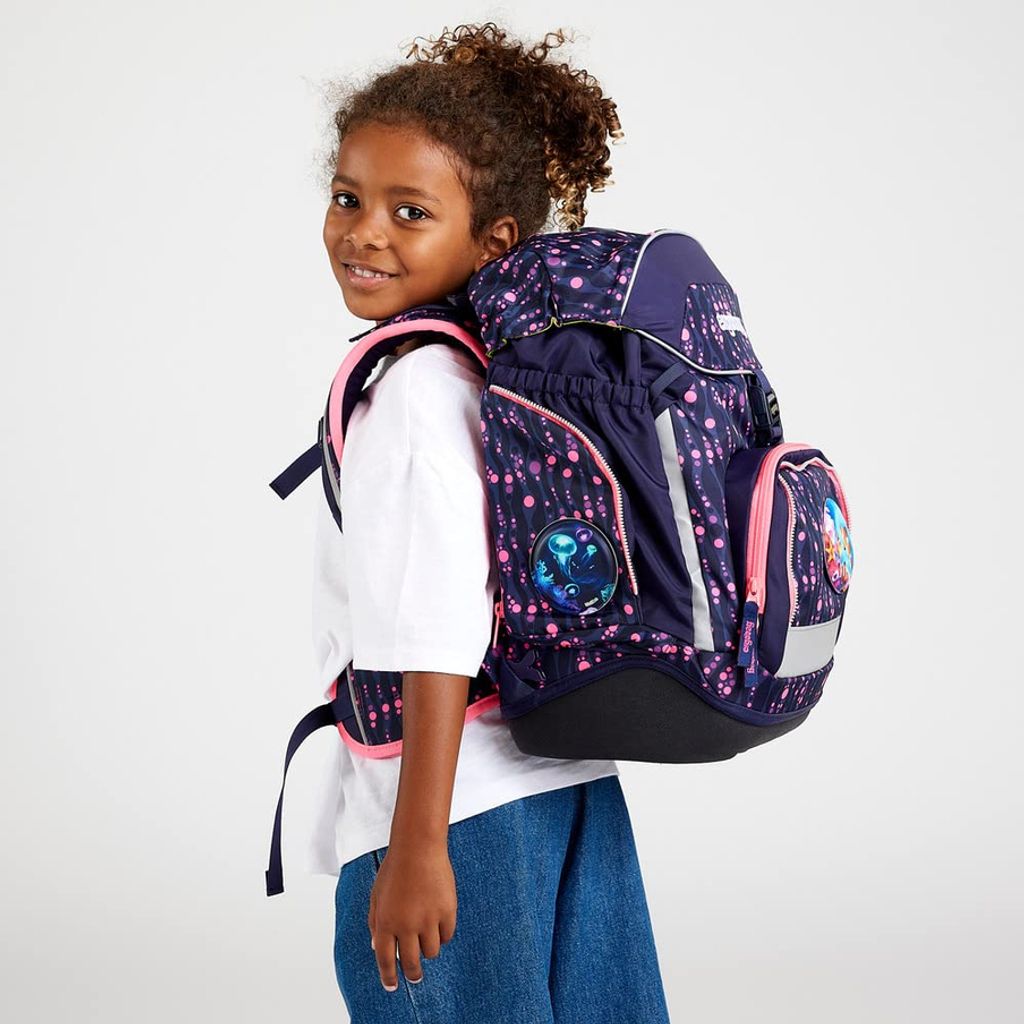 Ergobag Pack Bärmuda Viereck Lumi Edition Schulrucksack Set