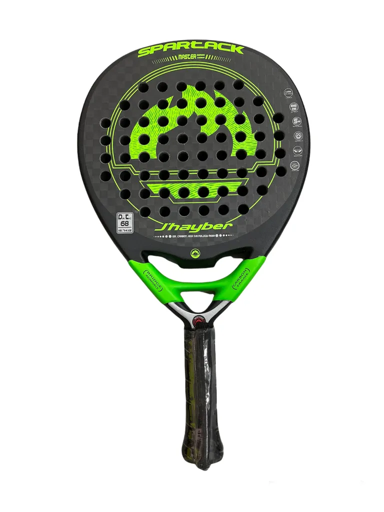 Raquette de Padel J-Hayber Spartack Verte pour Progresser en Compétition