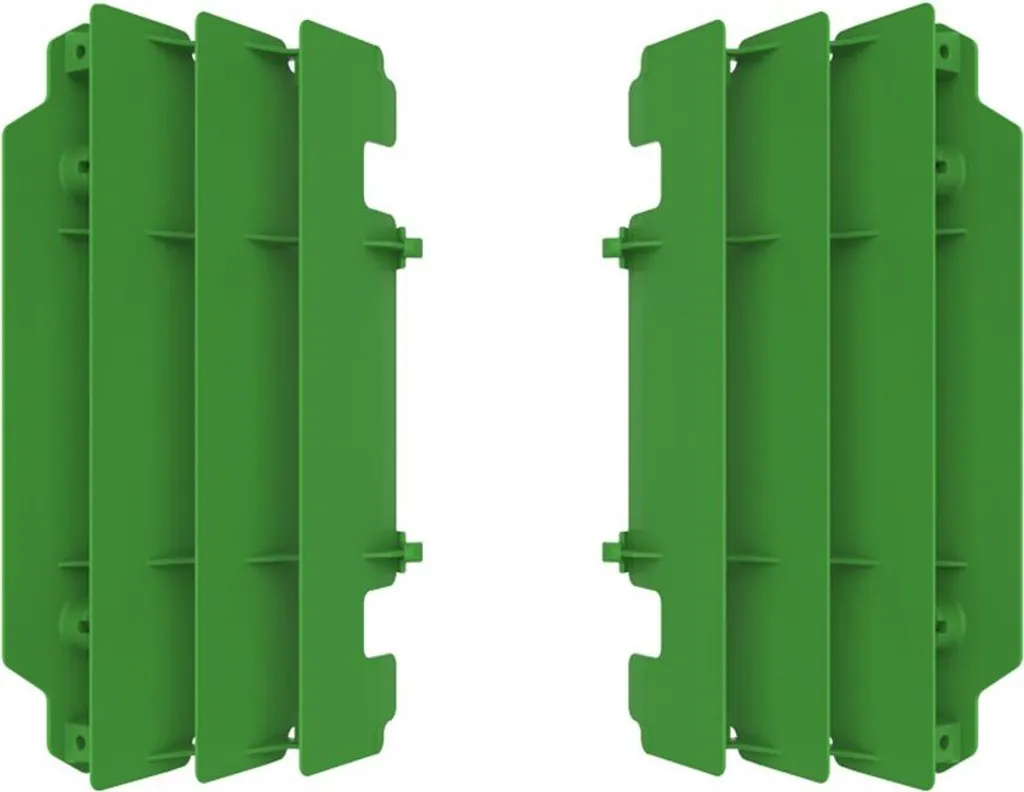Carénage de Radiateur Kawasaki KX250 2005-2007 Vert pour Cross Pro
