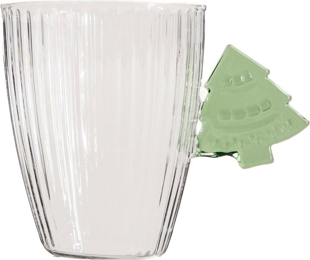HOMLA STRANO Glas mit Weihnachtsbaum-Öse 0,32 l