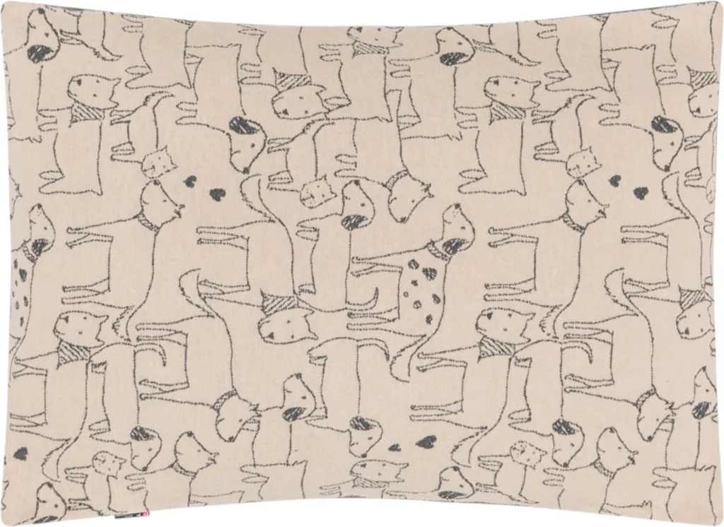 Housse de rechange lit pour chien David Fussenegger 60x90cm facile à laver