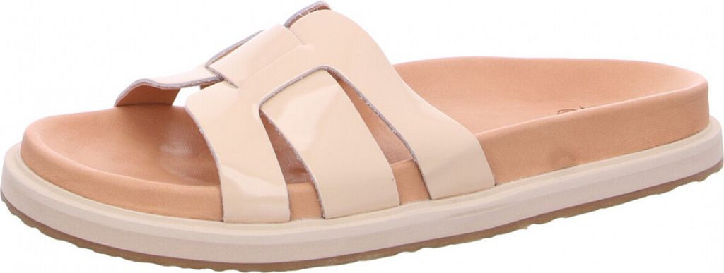 Apple of Eden Olivia Damenschuhe Hausschuhe Pantolette Beige Freizeit, Schuhgröße:39 EU
