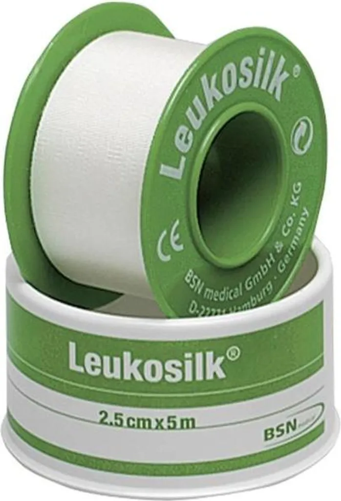 Ruban Adhésif Médical Leukosilk Söhngen pour Peaux Sensibles 5m x 2,5cm