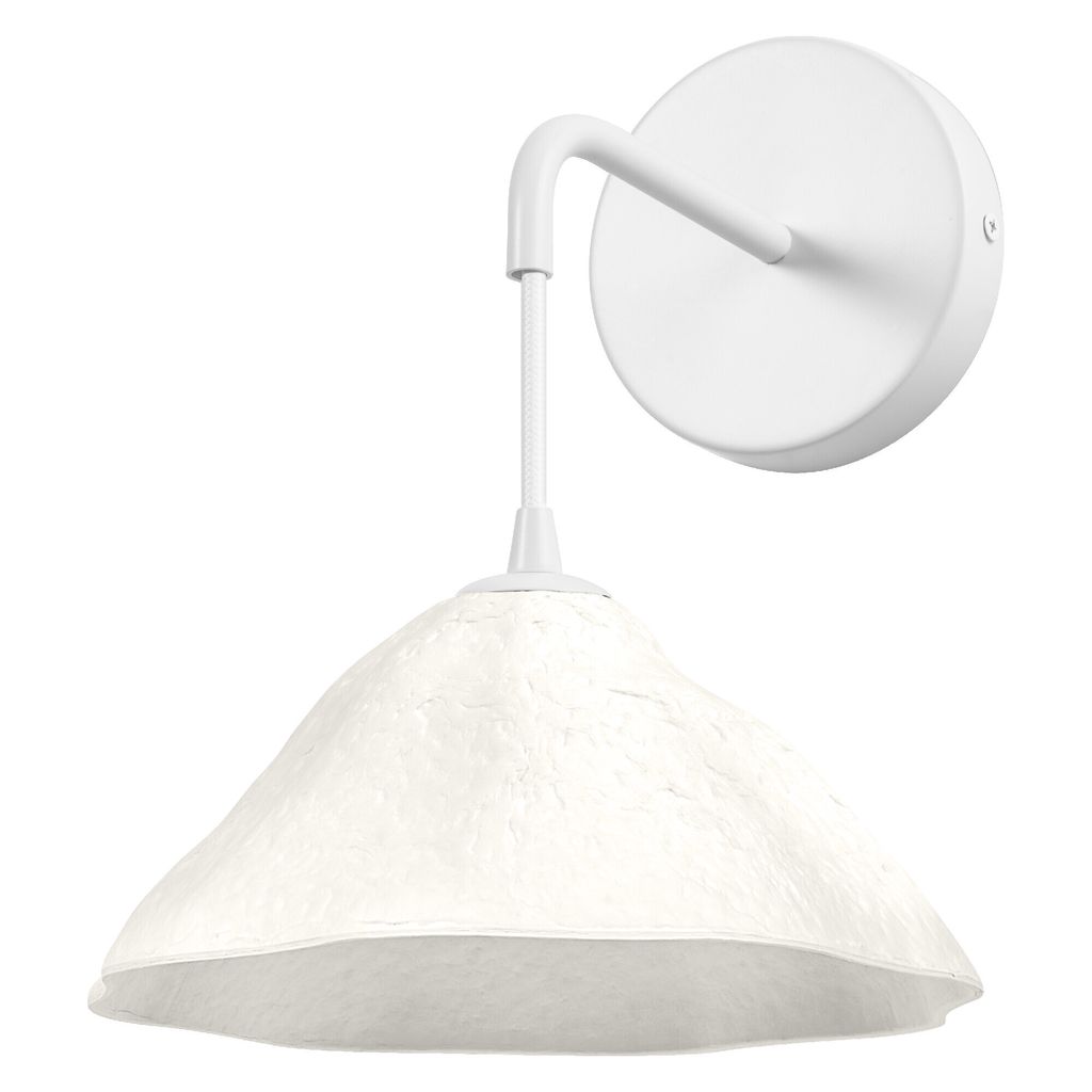 Ledvance Wandleuchte Hängelampe Lotus Leaf Wall weiß max. 5,5W E14 aus Pappmaché