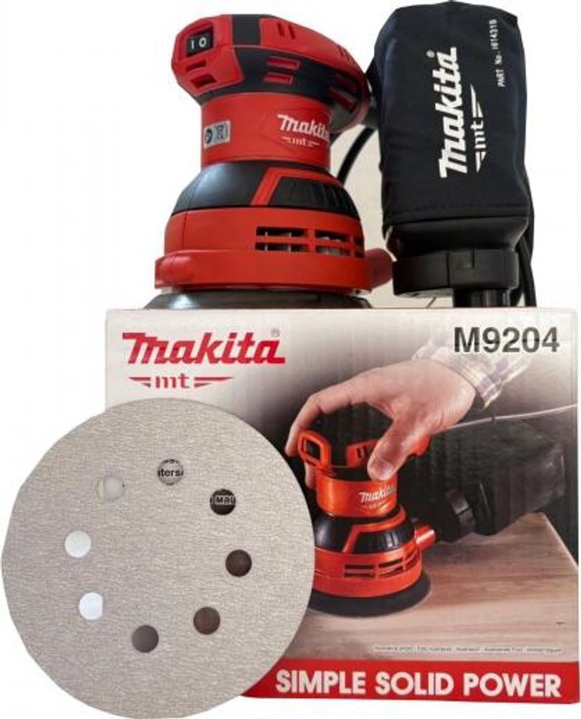 Excentrische schuurmachine MAKITA M9204, 240W, 125mm Productafbeelding 