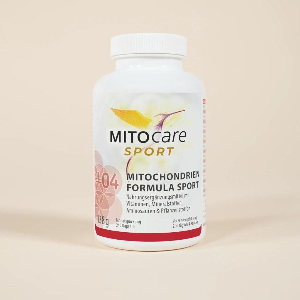 MITOCHONDRIEN FORMULA SPORT MITOcare, 240 St. Kapseln Produktbild 