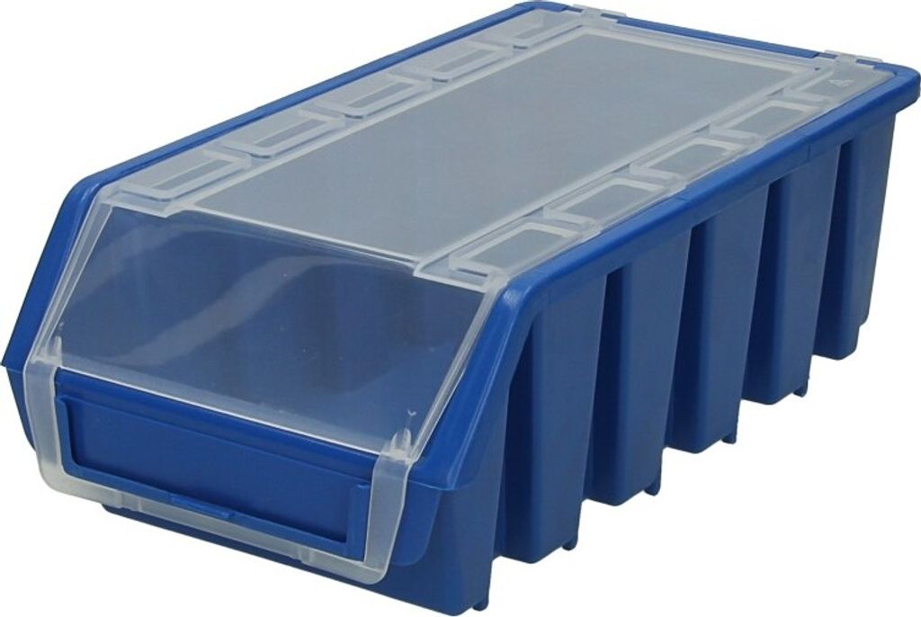 Patrol Stapelbox mit Deckel (Größe 3), Farbe blau