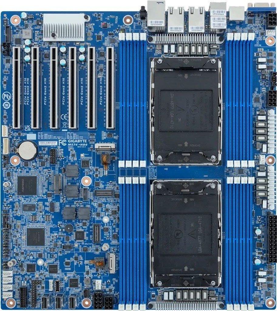 Motherboard - Gigabyte MS74-HB0 2x LGA4710 Intel Xeon 6 Intel Xeon 6500/6700 Serie Intel SoC