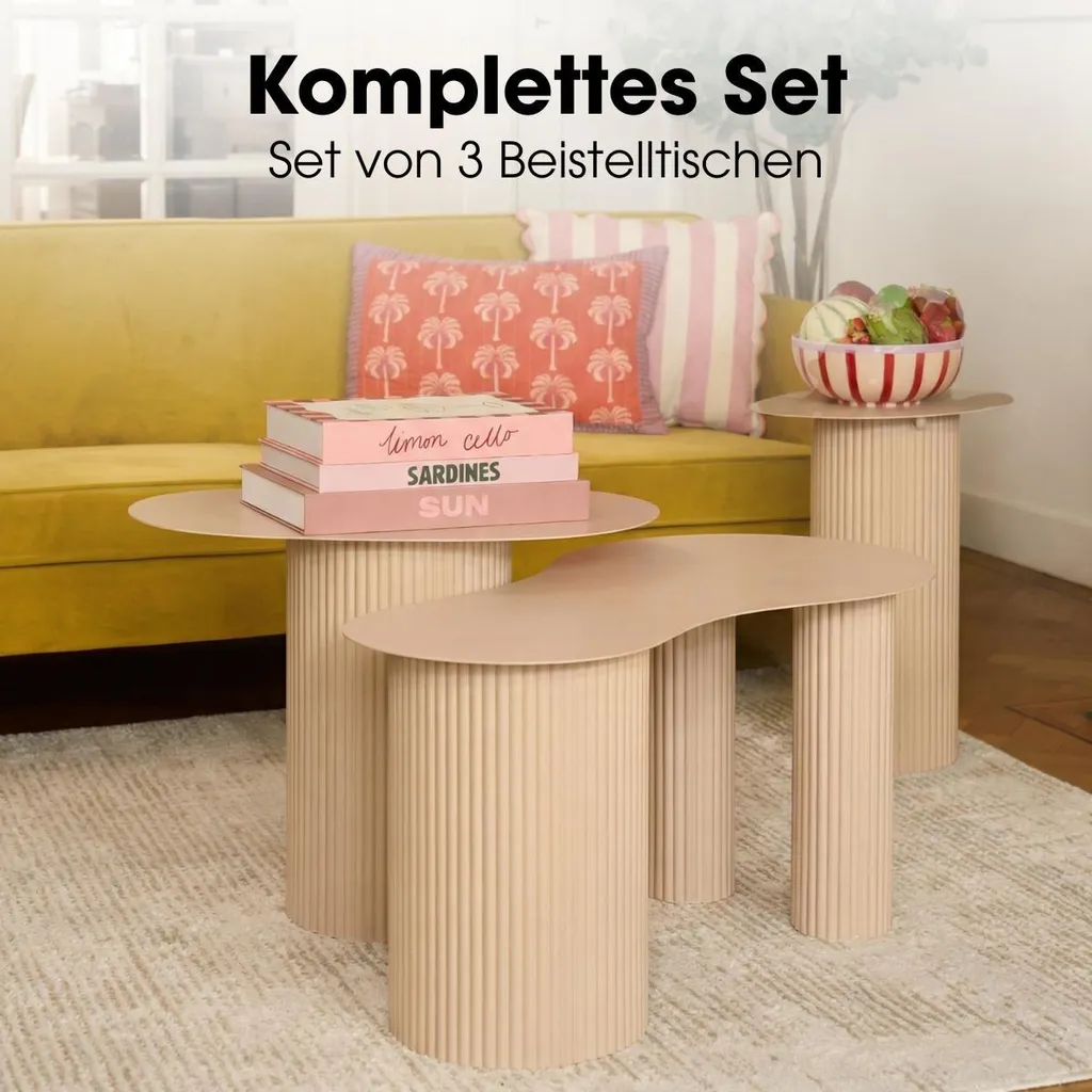 Table d'appoint de salon modulable pour optimiser l'espace de votre séjour