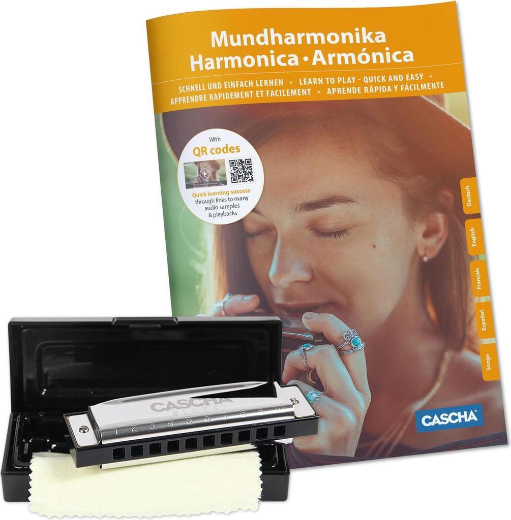 Cascha Blues Mundharmonika C-Dur, 10-Loch diatonische Produktbild 