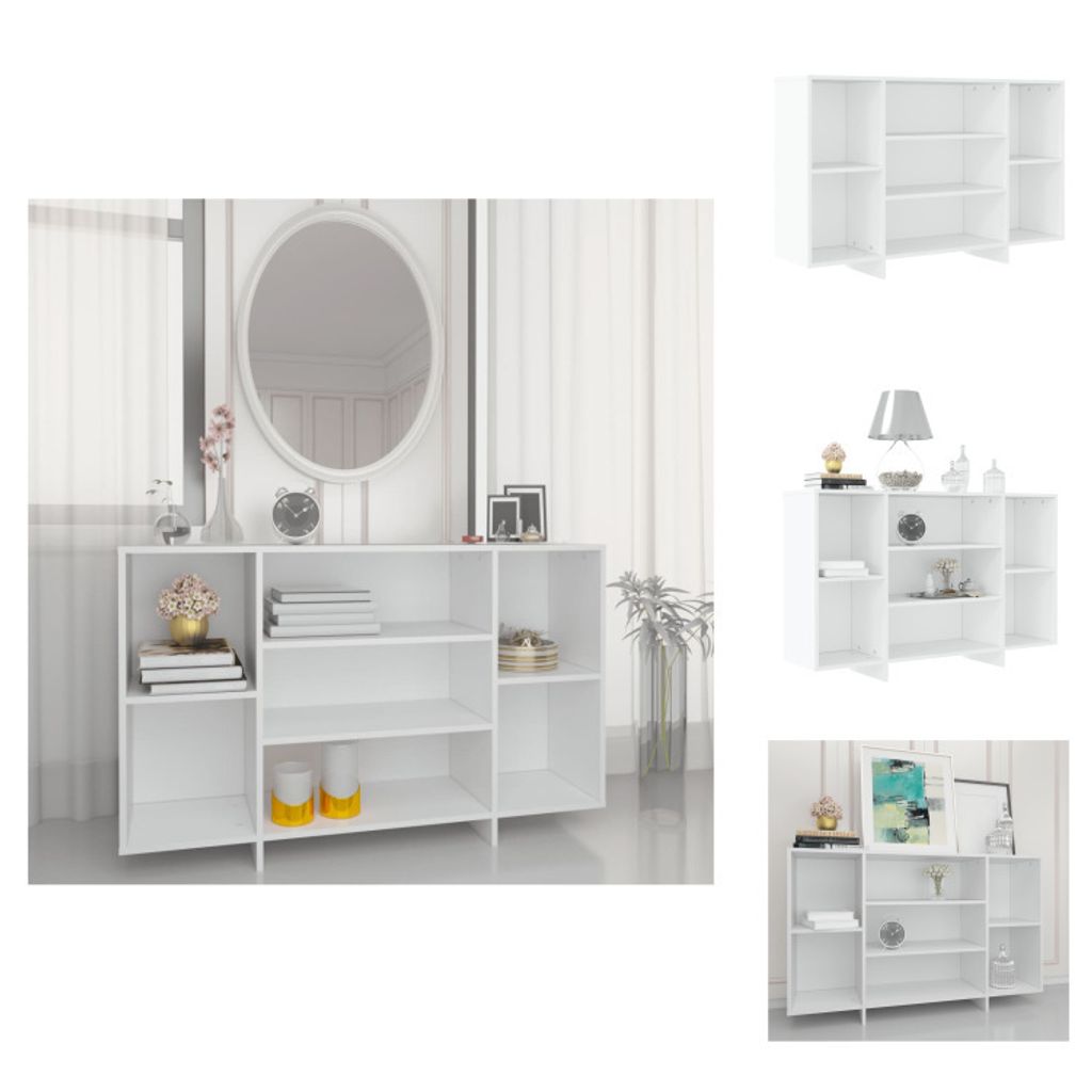 vidaXL Sideboard Weiß 120x30x75 cm Holzwerkstoff - Sideboards