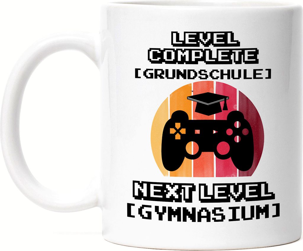 Level Grundschule Complete Next Level Gymnasium Tasse Produktbild 