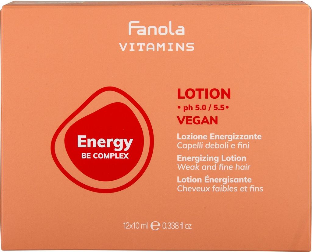 Fanola Vitamins Energy Energizing Lotion 12 x 10 ml Produktbild 