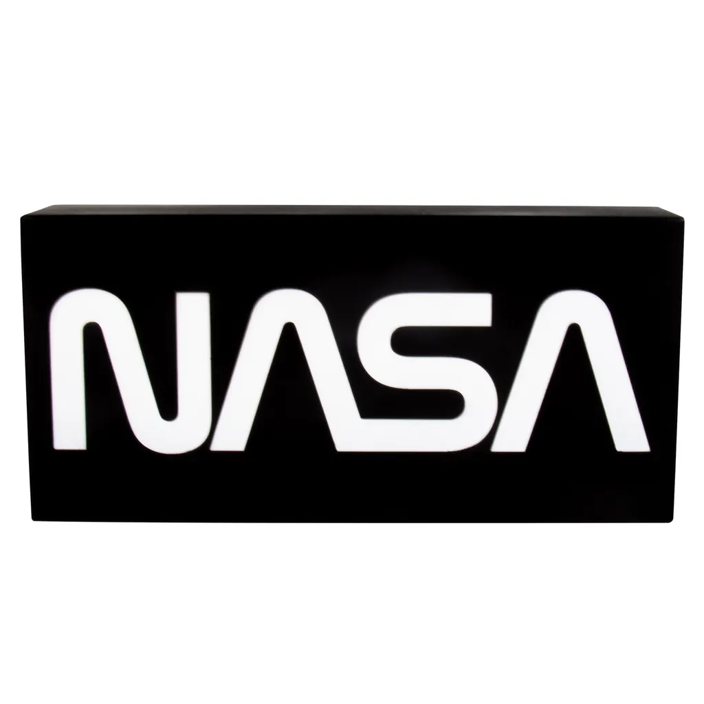 Lampada NASA Logo 22 cm Fizz Creations: Luce LED Spaziale da Tavolo
