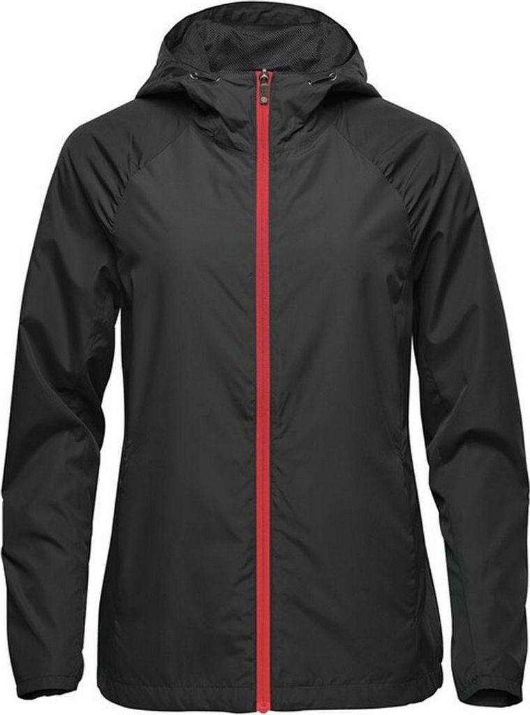Stormtech - "Pacifica" Jacke für Damen RW8889 (42 DE) (Schwarz/Rot)