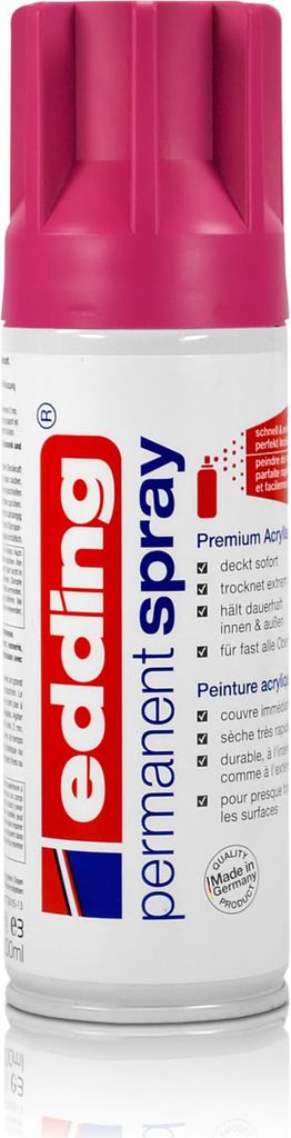edding Permanent Spray telemagenta 200 ml Premium Produktbild 