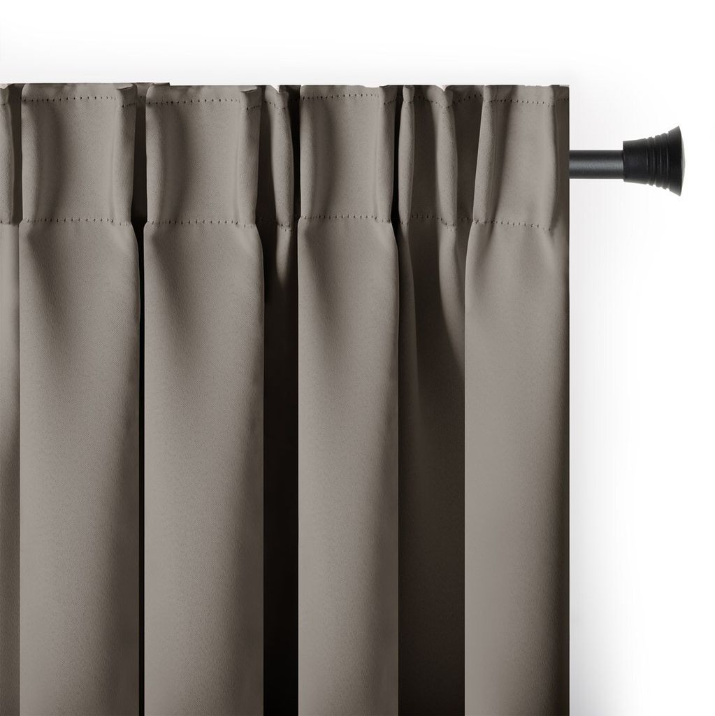 Vorhang AmeliaHome Blackout 140x245 cm beige 140X245 Produktbild 