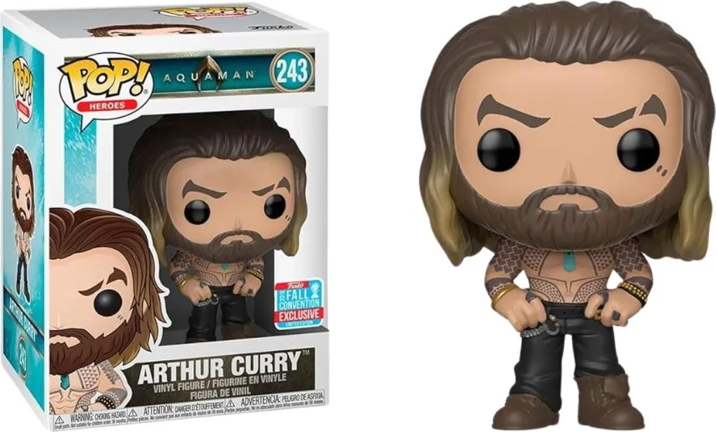 Aquaman Arthur Curry 243 Funko Pop en Vinyle Détails Haute Qualité