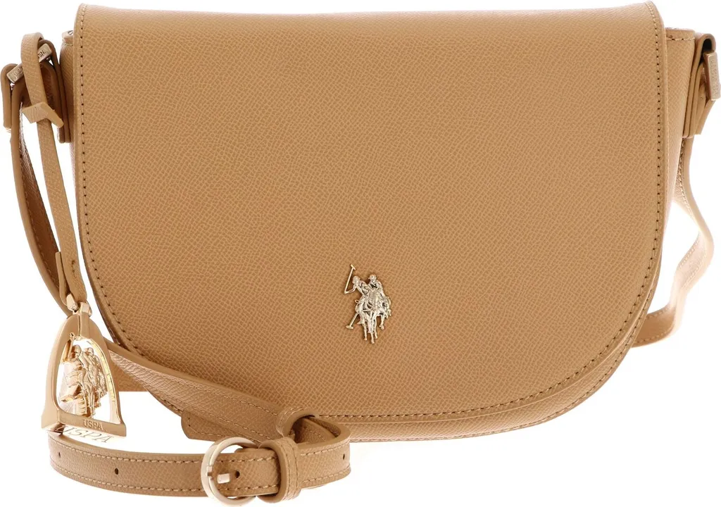 Borsa U.S. POLO ASSN Jones Flap Biscuit - Tracolla Chic Marrone Chiaro