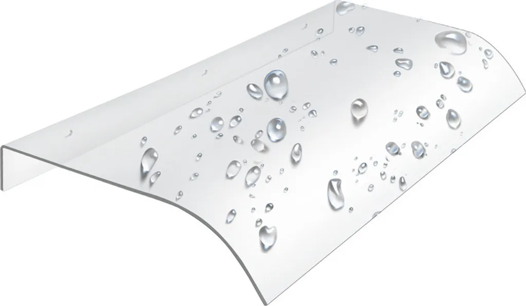 Tettoia per Ingresso Yakimz 40x80 - Resistente a Pioggia e Grandine