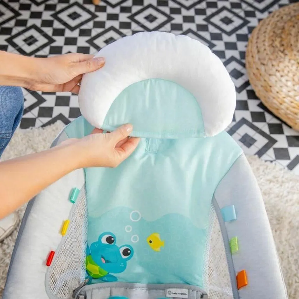 Hamac pour Bébé Baby Einstein Ocean Bleu Transat d'Éveil Interactif - 4