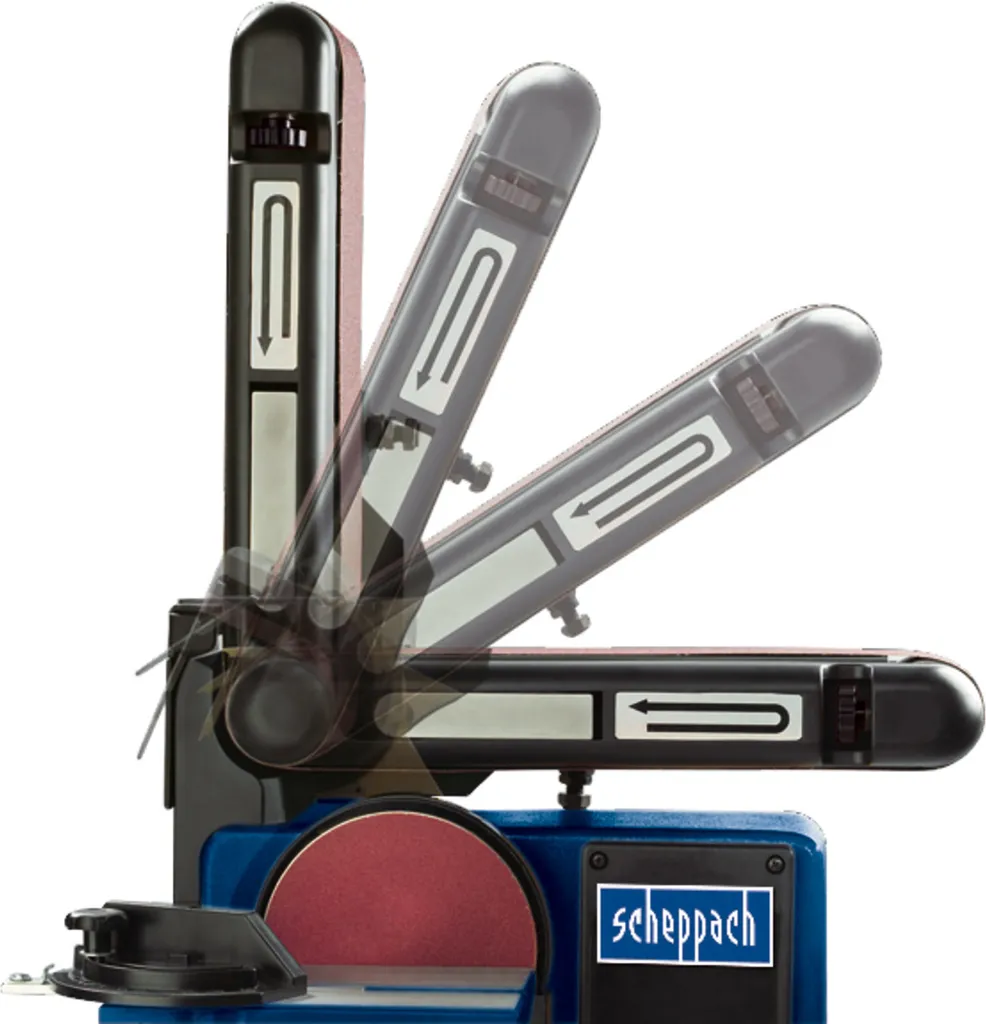 Scheppach BTS800 Ponceuse à Bande et Disque 370W 150mm Rectifieuse - 15