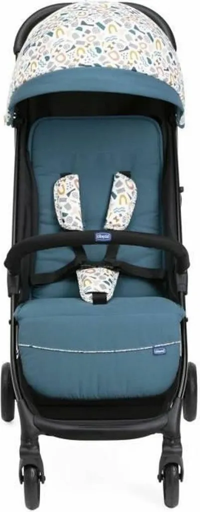 Poussette Chicco Compacte avec Assise Confortable - Design Vert et Noir - 5