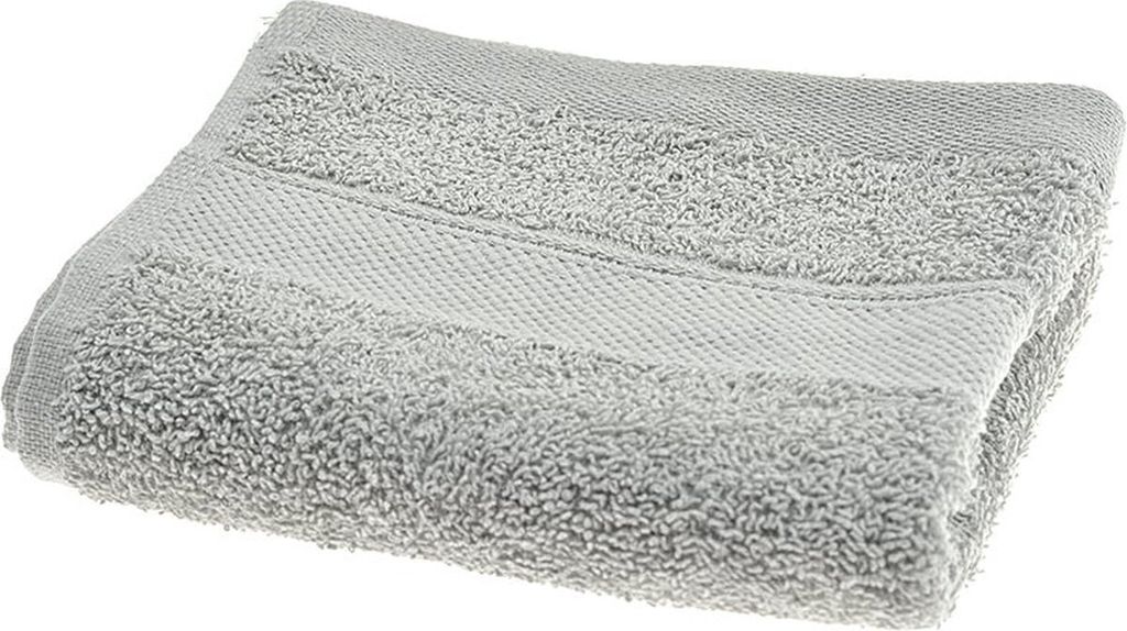 Ręcznik bawełniany - jasnoszary - 50 x 100 cm Zdjęcie produktu 
