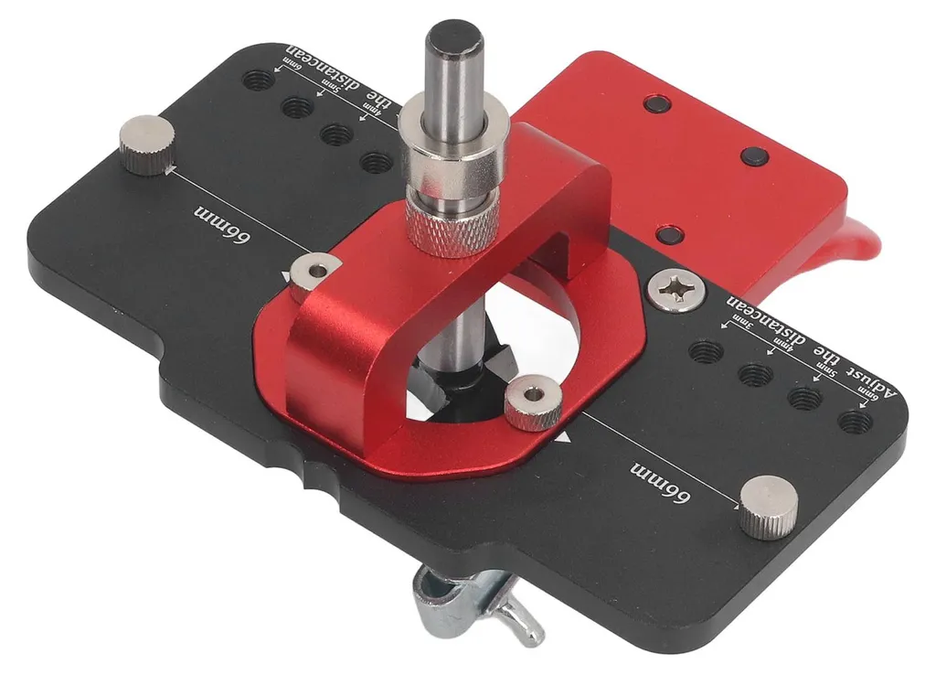 Kit de gabarit de perçage charnière 35mm en alliage d'aluminium précis - 5