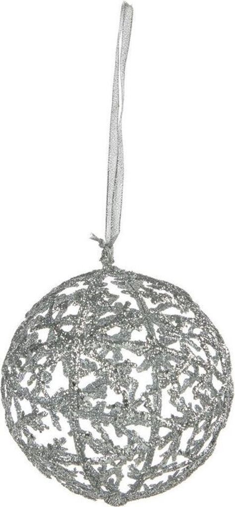 Goodwill Weihnachtskugel glitzert Silber D 15 cm Vorteilsangebot pro 2 Stück