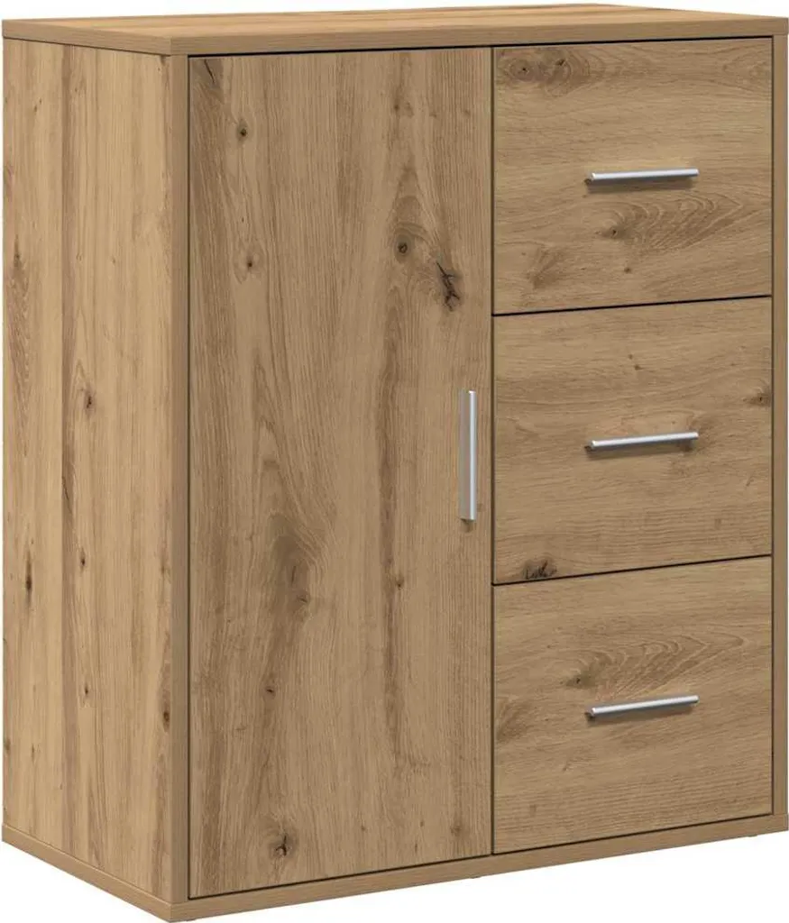 Credenza Salvaspazio SYFAX™ Rovere Artigianale 60x31x70 cm Multistrato