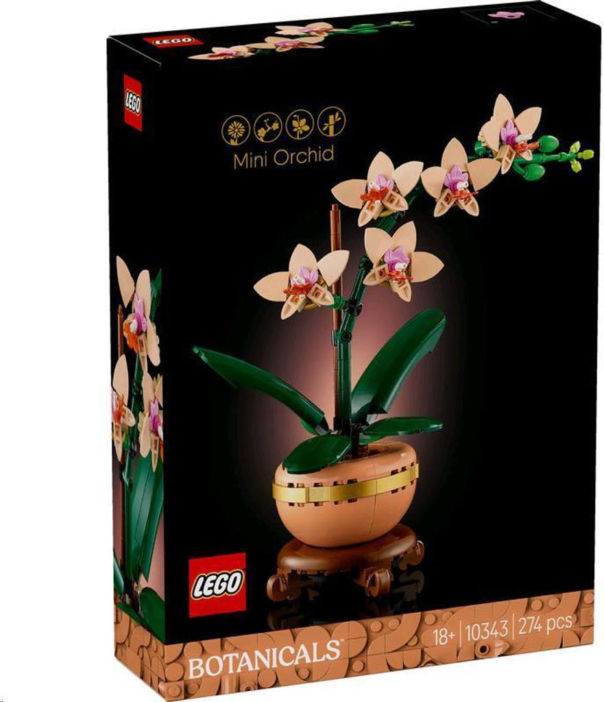 LEGO® Botanicals 10343 Mini orchidea Zdjęcie produktu 