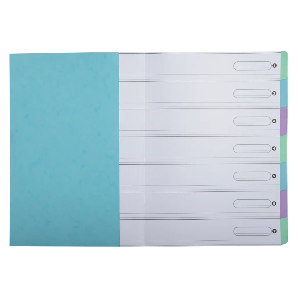 Exacompta 56560E Trieur Harmonika A4 à Élastiques avec 7 Compartiments - 3