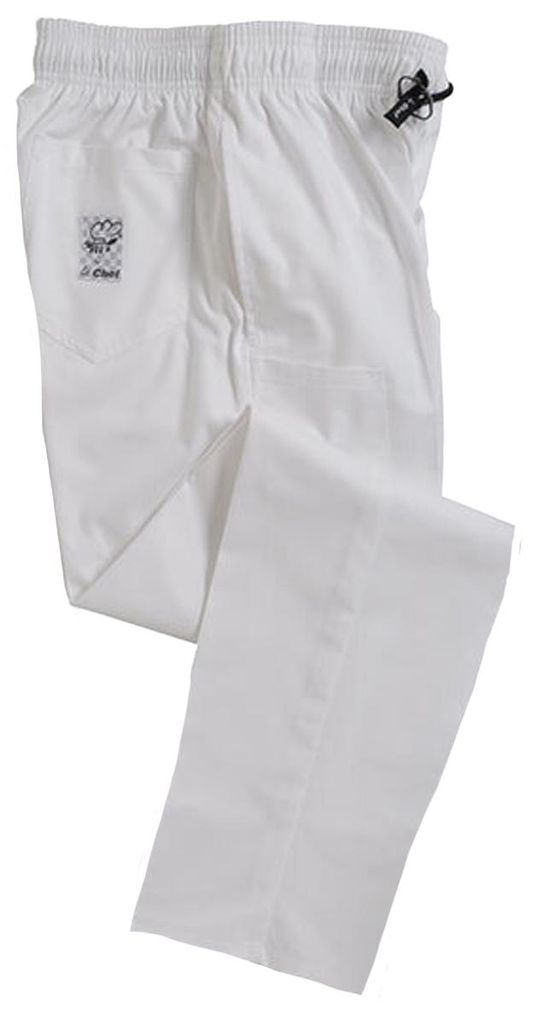 Le Chef - "Professional" Kochhose für Herren/Damen Unisex LT5225 (XS) (Weiß)