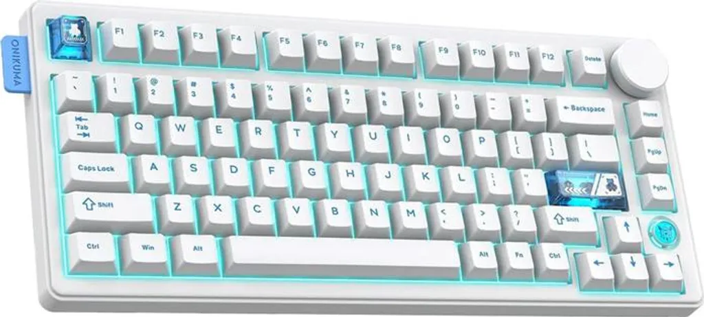 Clavier Onikuma MT706 Qwerty avec Rétroéclairage Blanc Épuré