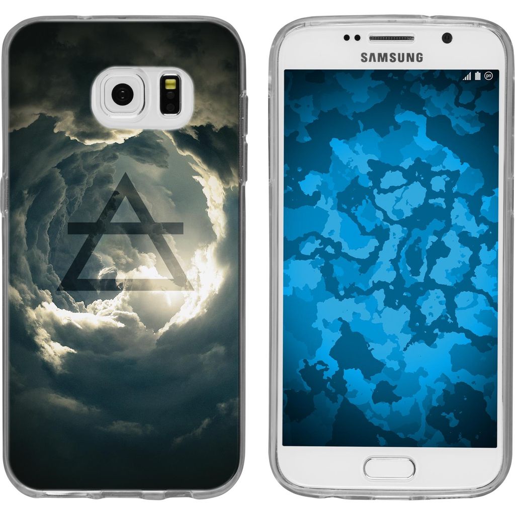 PhoneNatic Case kompatibel mit Samsung Galaxy S7 Silikon-Hülle Element Luft M1