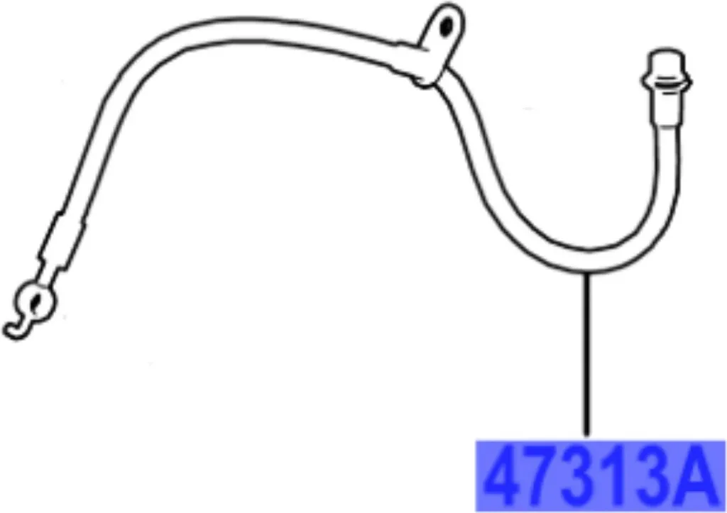 Flexible de frein arrière Toyota Yaris GR d'origine OE 90947-02J60