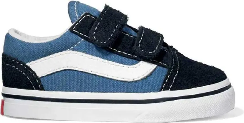 Vans Old Skool V Bleu Enfant : Finis les Lacets avec ces Baskets à Scratch - 6