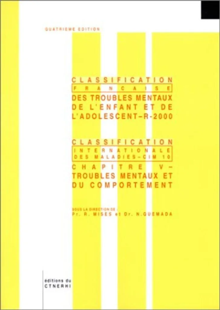 Manuel CFTMEA classification française troubles mentaux enfant 200 pages