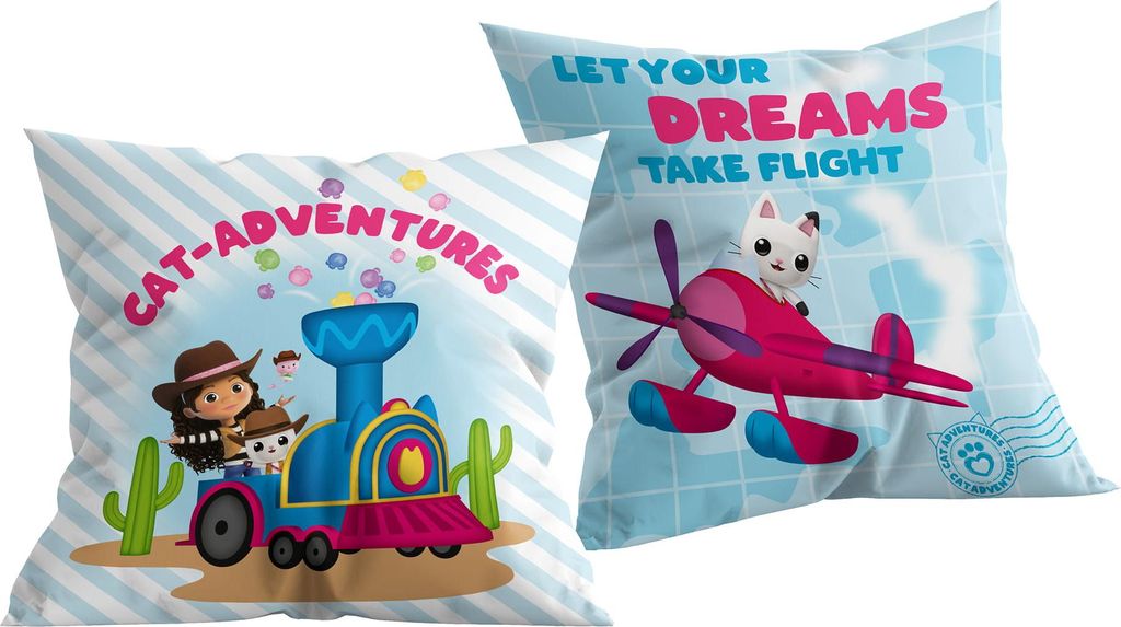 Gabi Katzenhaus 40x40 Kissen