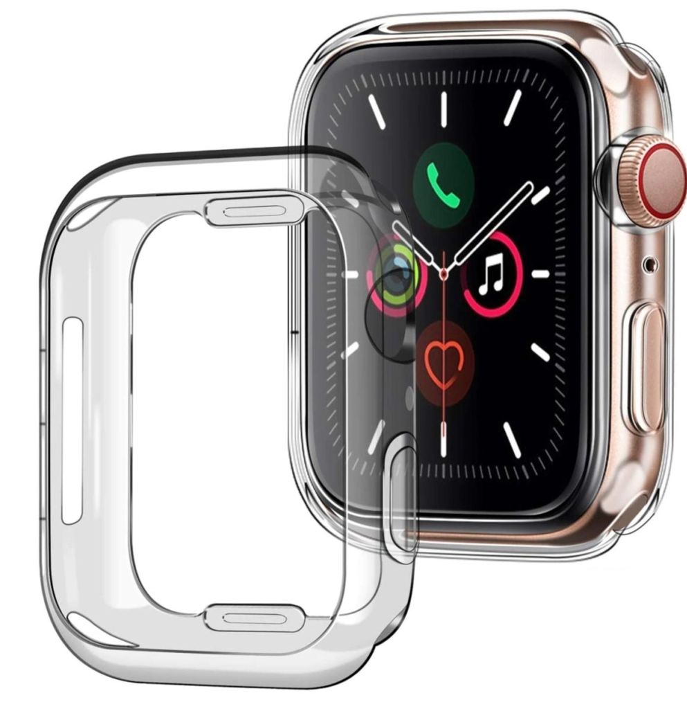 49mm Schutzhülle Hülle für Apple Watch Series 9 8 7 6 5 4 3 2 1 Case Slim Fit Klar Case Hülle 49mm Transparent Kristallklar
