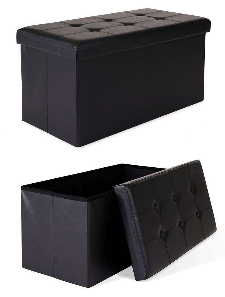 Banco plegable dibea, estable y cómodo, con gran capacidad Imagen del producto 