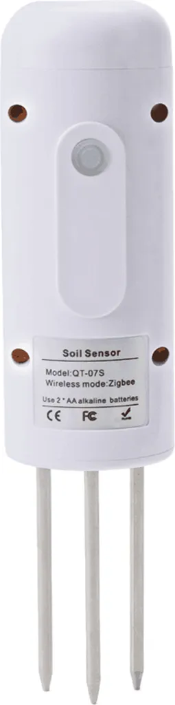 Détecteur humidité et température sol Zigbee étanche IP67 pour potager