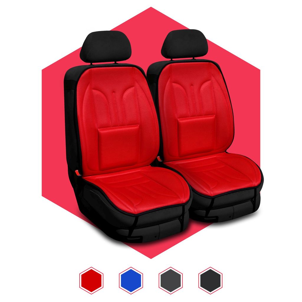 Autositzbezüge Universal Sitzauflage PKW Autositzmatte Auto Schonbezug Vorne Rot