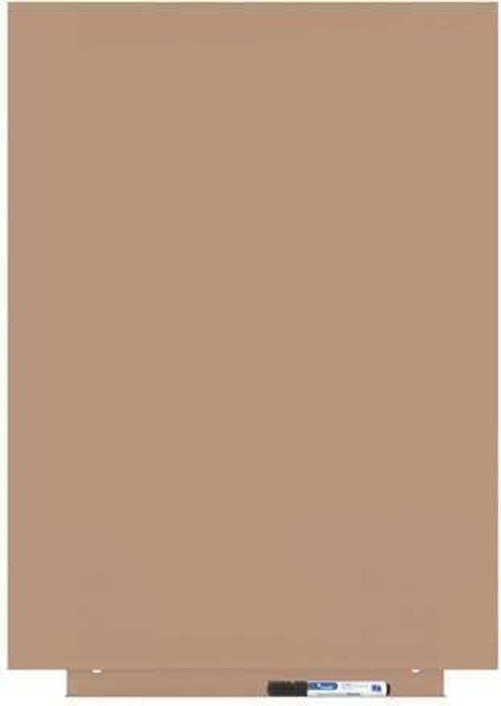 Skinwhiteboard-Modul lackiert 55x75cm RAL 3012 beigerot.
