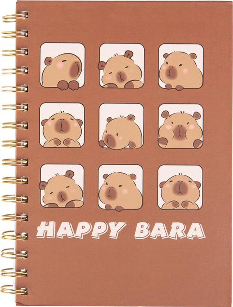 Spiral Notizbuch Capybara - ca. 14,8 x 21 cm