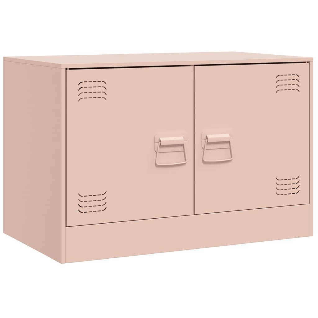 SYFAX TV-Schrank Rosa 67x39x44 cm Stahl