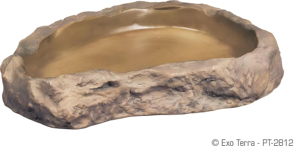 Exo Terra Ciotola per Mangimi Effetto Pietra 22x19x4cm | Acquista Online - 3